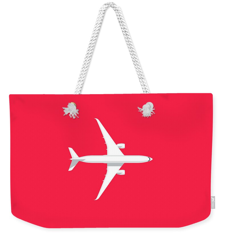 Airliner Weekender Tote Bags