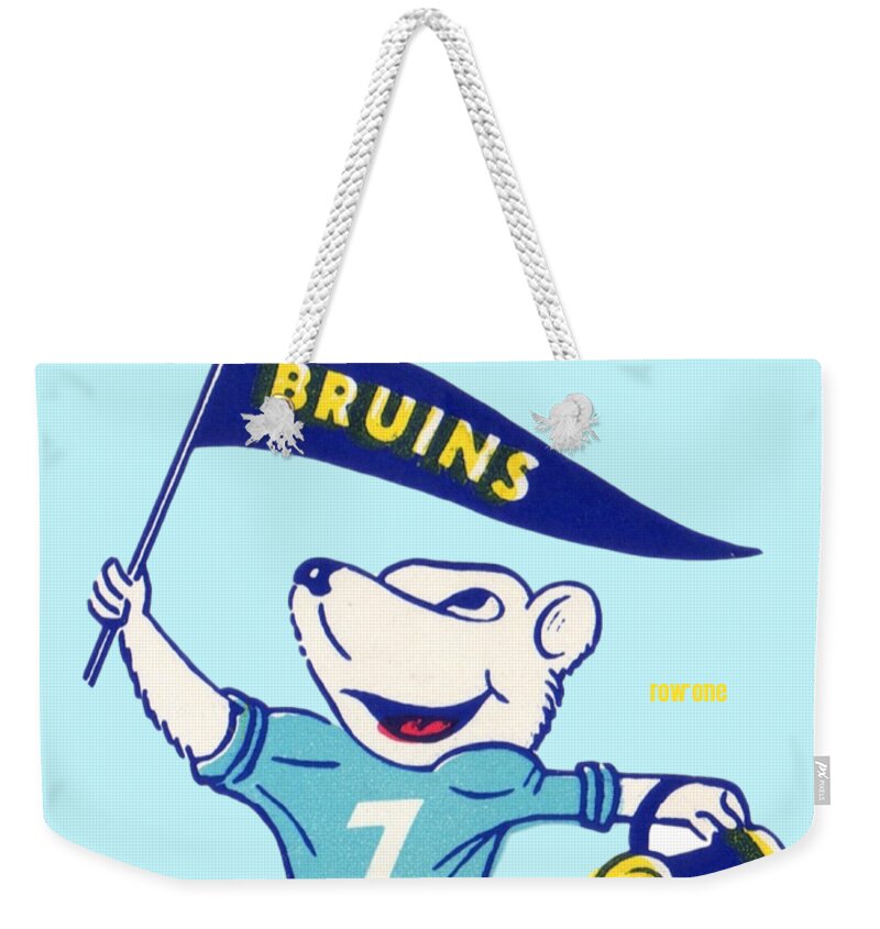 1950 UCLA Bruins Football Ticket Remix Art - Row One Brand