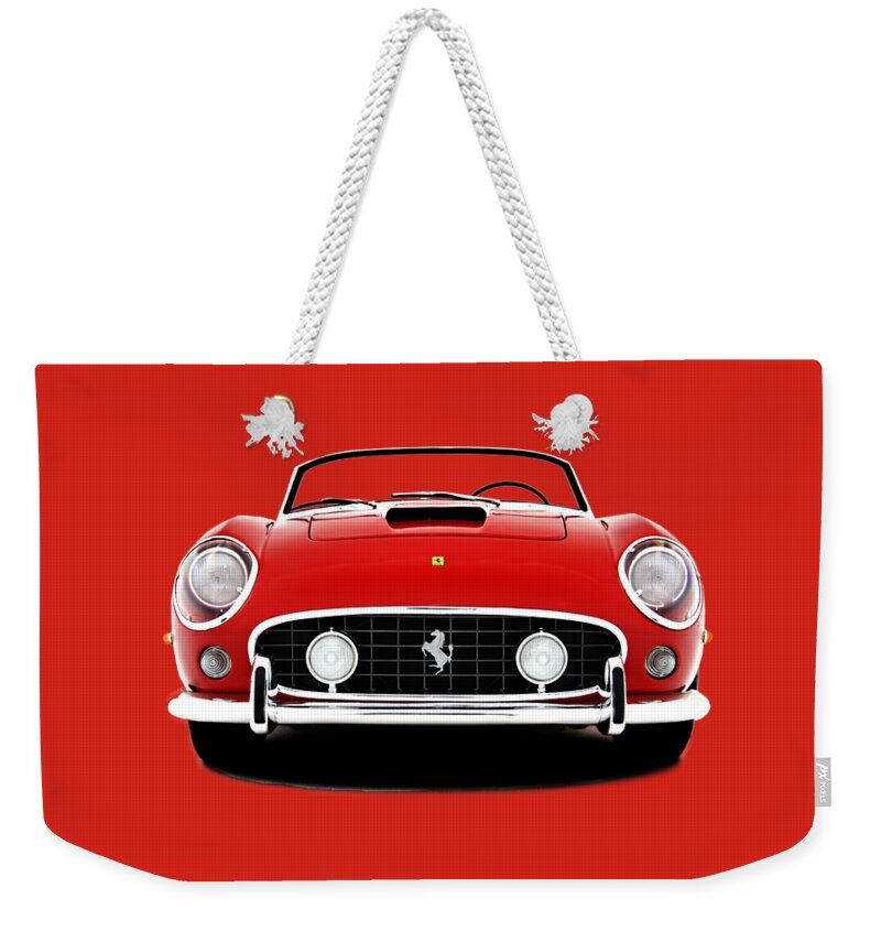 Ferrari Weekender Tote Bag featuring the photograph The 250 GT by Mark Rogan