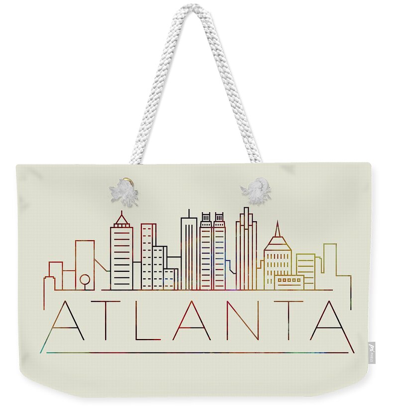 Atlanta Skyline Mini Tote Bag