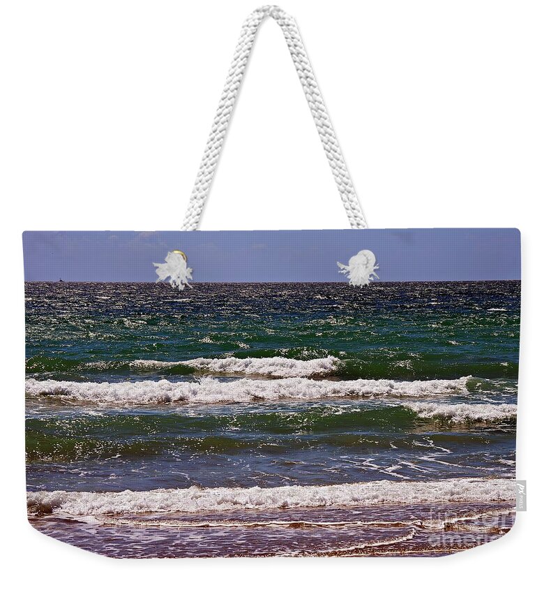Atlantic Weekender Tote Bag featuring the photograph Atlantic by Thomas Schroeder