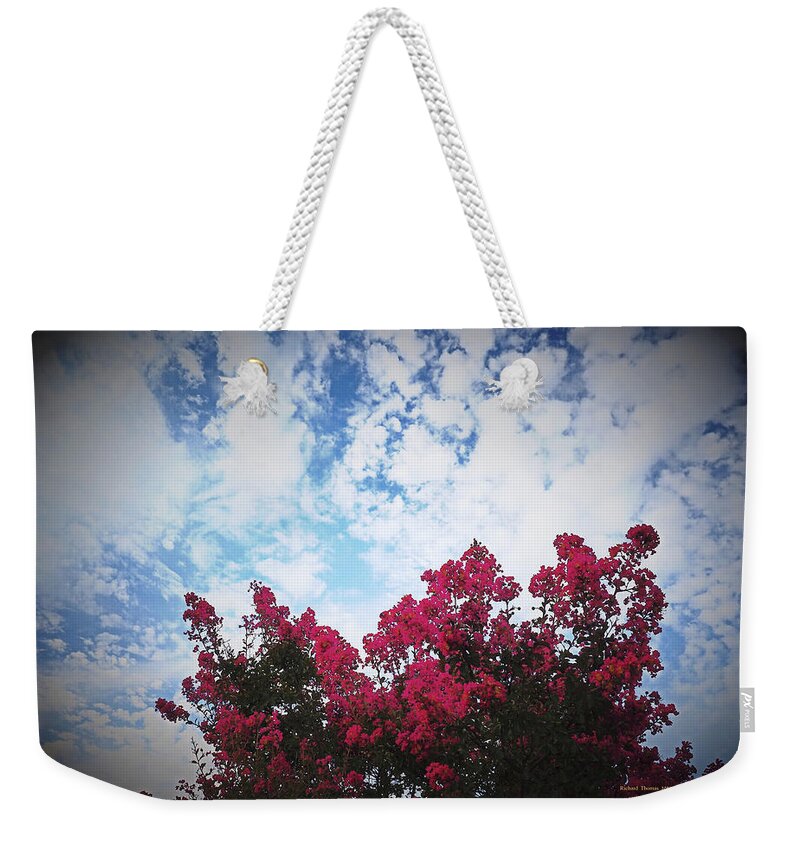 Weather Weekender Tote Bag featuring the photograph August Storm Vignette by Richard Thomas