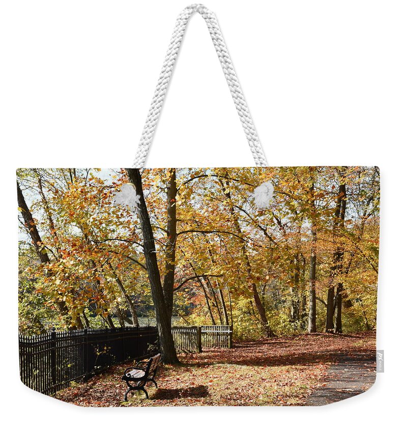 Autumn Foliage Art Weekender Tote Bag featuring the photograph Autumn 150 by Joyce StJames