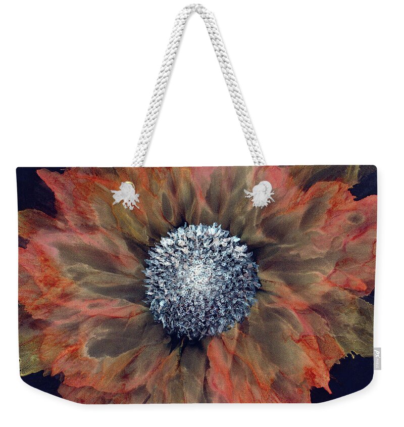 Art Weekender Tote Bag featuring the painting Autumn Bloom by Kimberly Deene Langlois