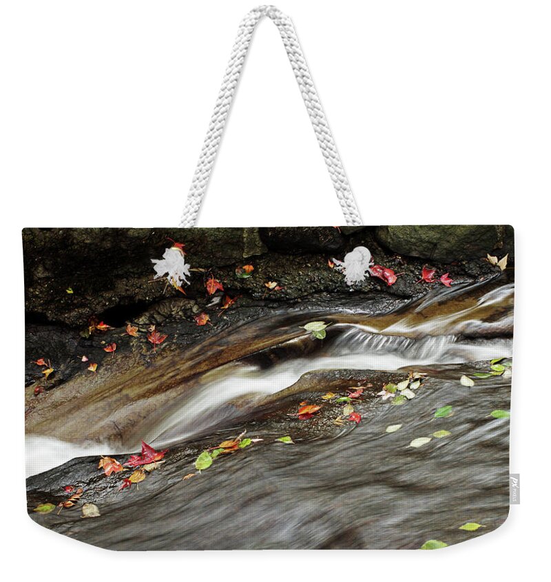 Autumn Weekender Tote Bag featuring the photograph Autumn Falls II by Cameron Wood