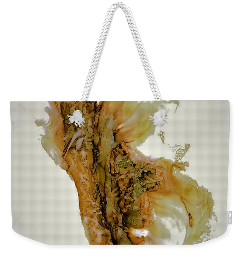 Autumn Weekender Tote Bag featuring the painting Autumn Flight by Angela Marinari