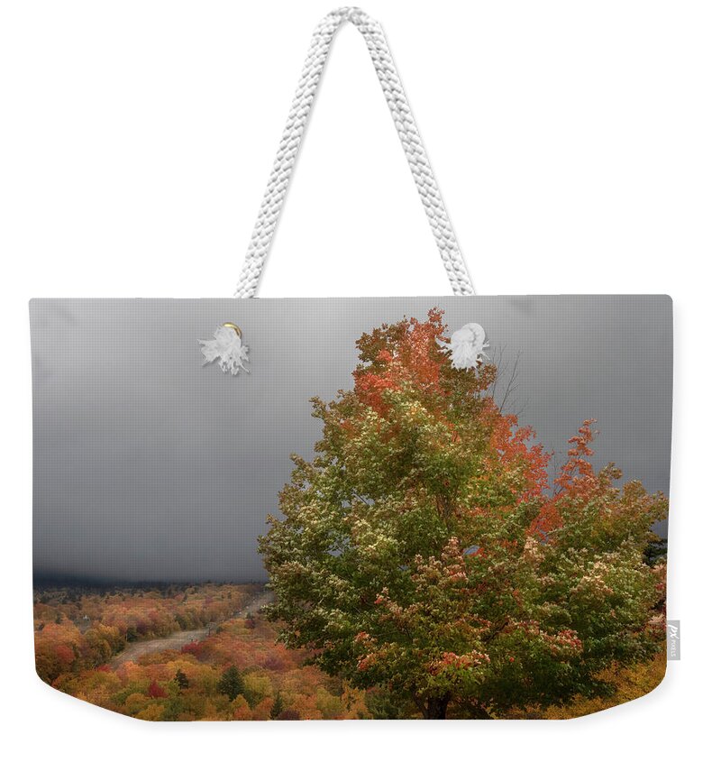 Autumn Weekender Tote Bag featuring the photograph Autumn Frost - Stowe, Vt. by Joann Vitali