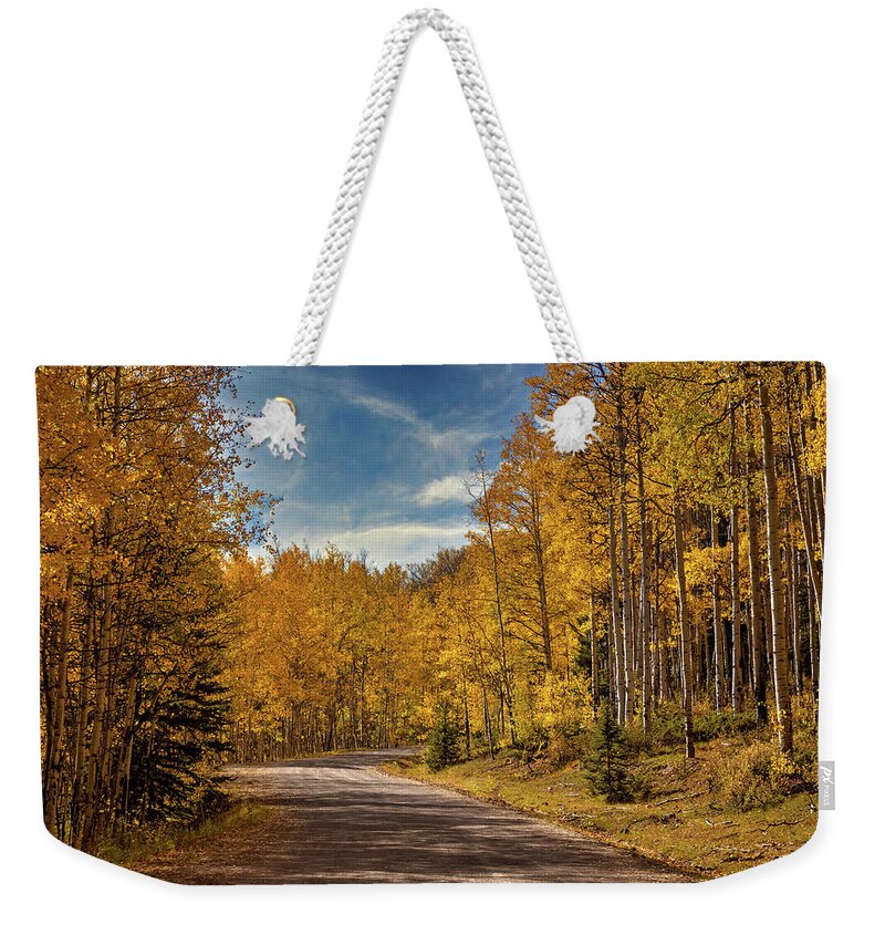 Co Weekender Tote Bag featuring the photograph Autumn On 523 by Lana Trussell