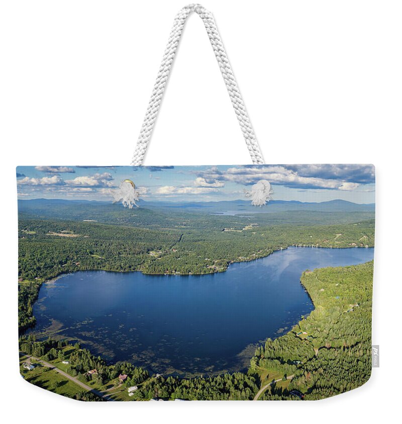 2020 Weekender Tote Bag featuring the photograph Back Lake Pittsburg New Hampshire August 2020 by John Rowe