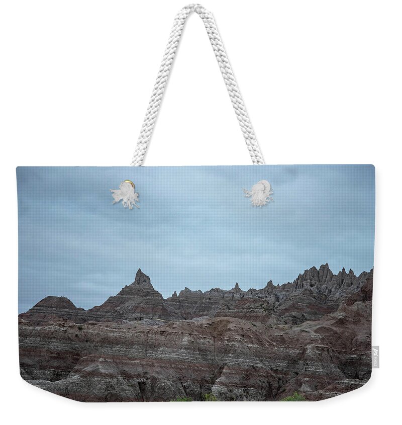  Weekender Tote Bag featuring the photograph Badlands 16 by Wendy Carrington