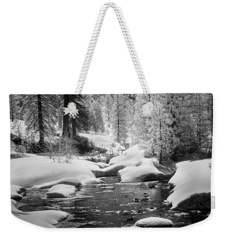 Lake Weekender Tote Bag featuring the photograph Bailey Creek Infrared by Mike Lee