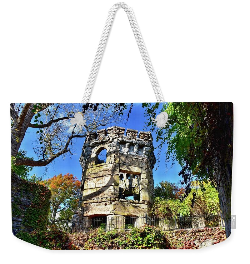 Bancroft Weekender Tote Bag featuring the photograph Bancroft's Castle by Monika Salvan