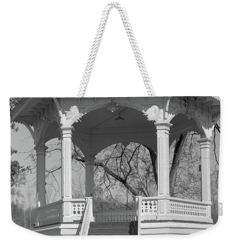 Bandstand Weekender Tote Bag featuring the photograph Bandstand, Macon, 985 by John Simmons