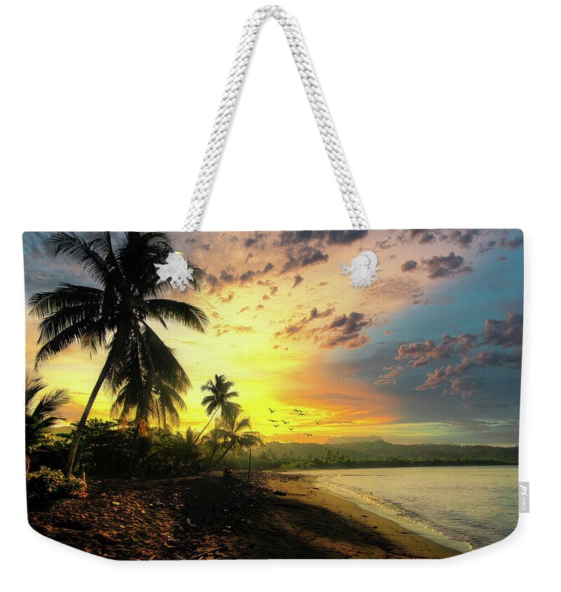 Cuba Weekender Tote Bag featuring the photograph Baracoa Beach by Micah Offman
