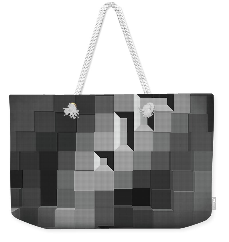 Barrier Weekender Tote Bag featuring the digital art Barrier by Kellice Swaggerty