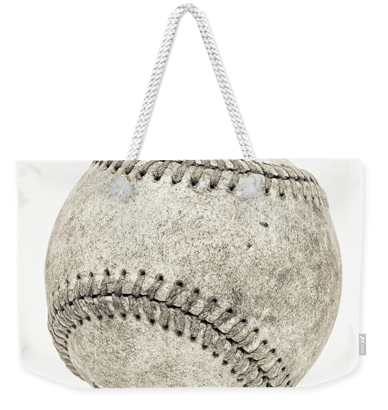 Baseball Weekender Tote Bag featuring the photograph Baseball Still Life by Edward Fielding