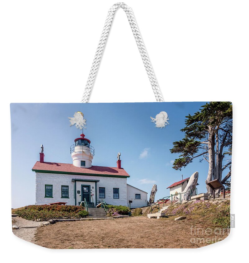 Afternoon Weekender Tote Bag featuring the photograph Battery Point Lighthouse 5 by Al Andersen