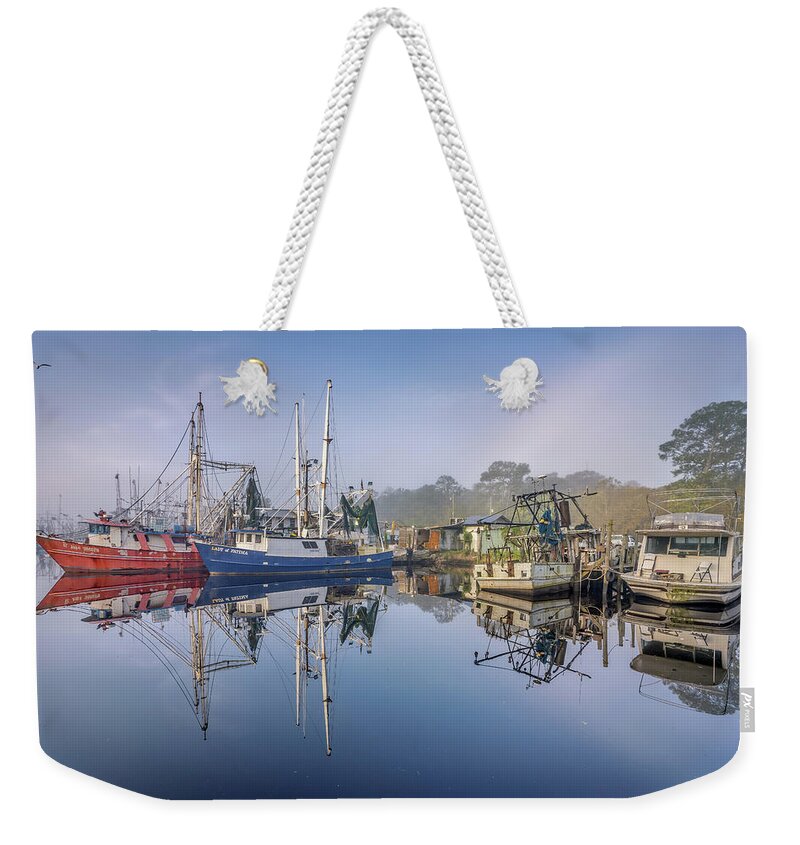 Bayou Weekender Tote Bag featuring the photograph Bayou Morning, 4/7/21 by Brad Boland