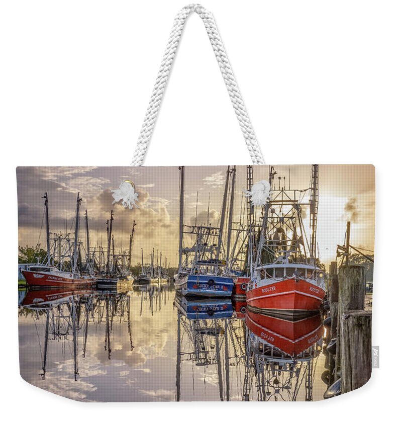 Bayou Weekender Tote Bag featuring the photograph Bayou Morning, 8/28/20 by Brad Boland