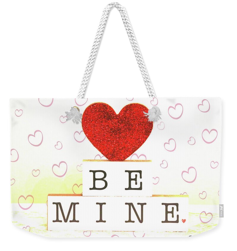 Be Mine Weekender Tote Bag featuring the photograph Be Mine by Trina Ansel