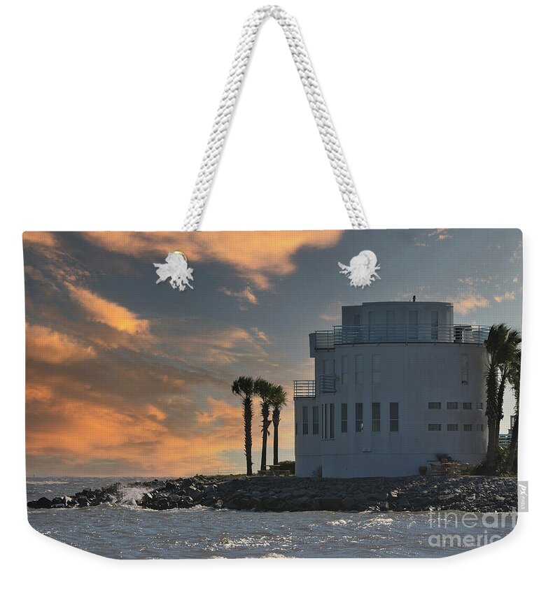 Sunset Weekender Tote Bag featuring the photograph Beach Dreams - Sullivan's Island by Dale Powell