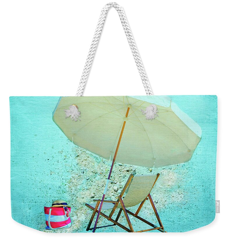 Beach Weekender Tote Bag featuring the photograph Beach Time by Rene Crystal