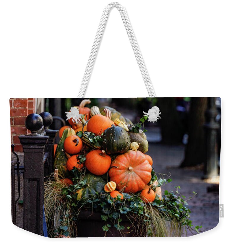 Afternoon Weekender Tote Bag featuring the photograph Beacon Hill, Boston by Alexander Farnsworth