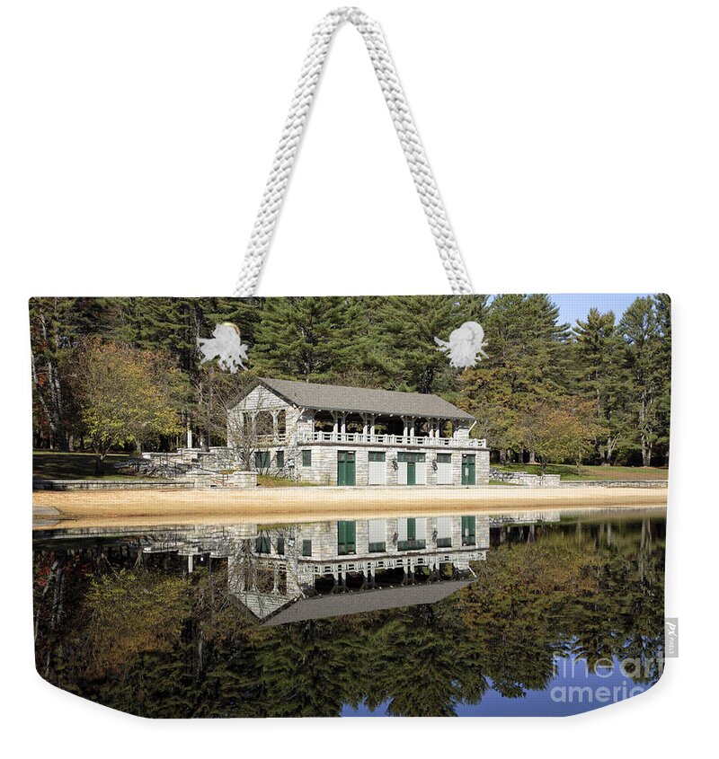 New England Weekender Tote Bag featuring the photograph Bear Brook State Park - Allenstown New Hampshire by Erin Paul Donovan