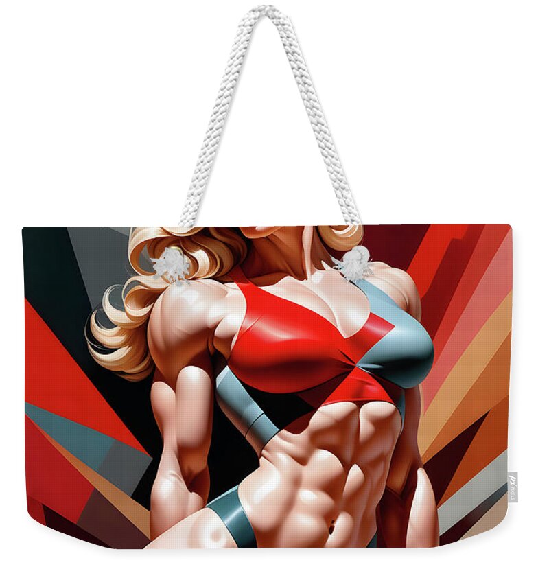 Art Weekender Tote Bag featuring the digital art Beautiful Power 005 by Stephen Younts