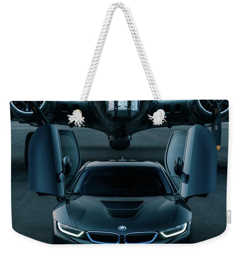 Bmw Weekender Tote Bag featuring the photograph Beauty and the Beast by David Whitaker Visuals