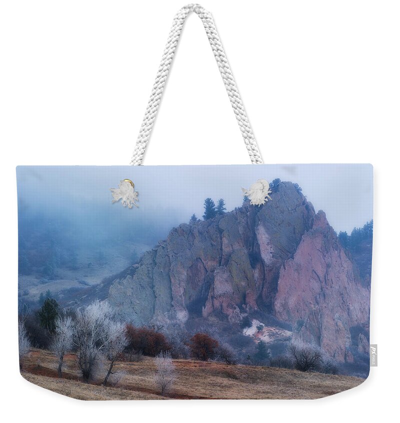 Co Weekender Tote Bag featuring the photograph Bee Rock by Doug Wittrock