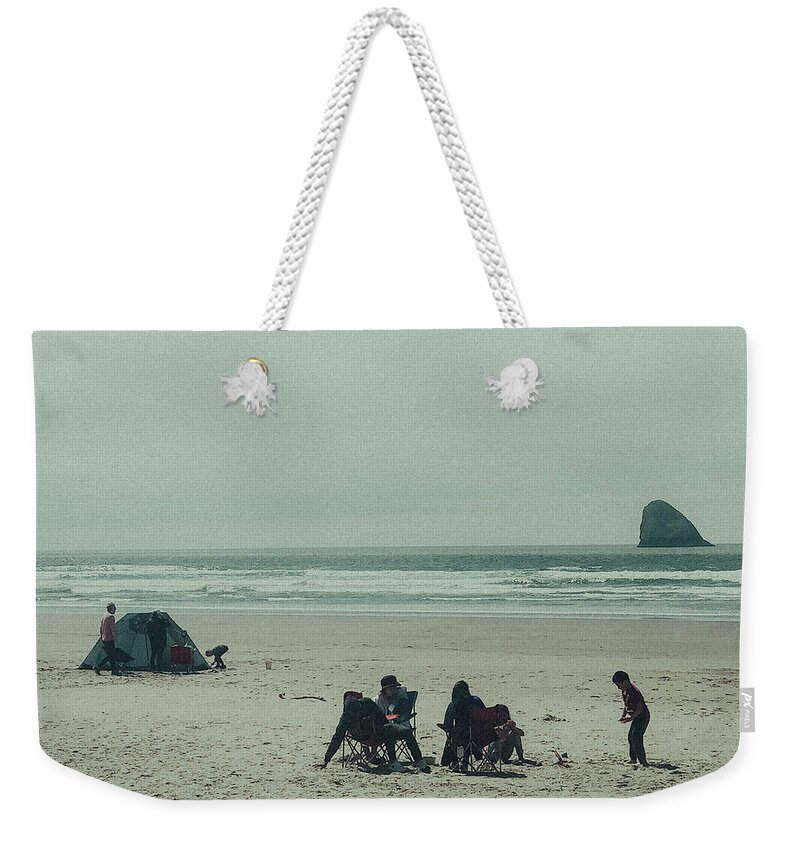 Beach Weekender Tote Bag featuring the digital art Before The Fall by Chriss Pagani