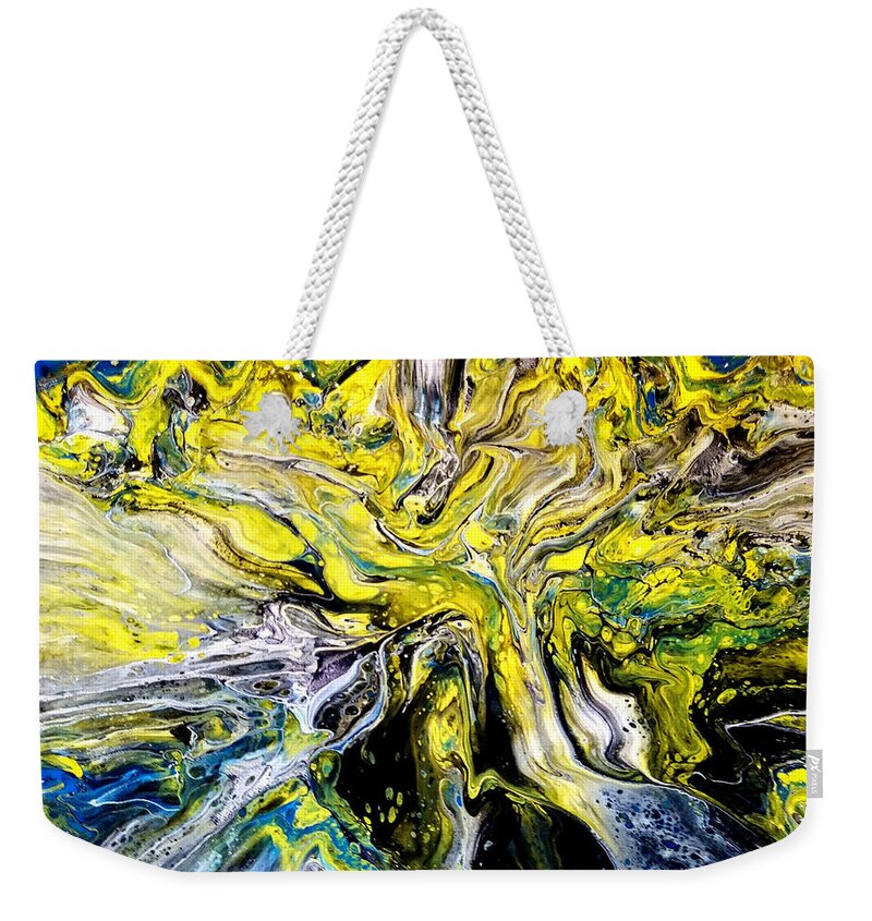  Weekender Tote Bag featuring the painting Befouled by Rein Nomm
