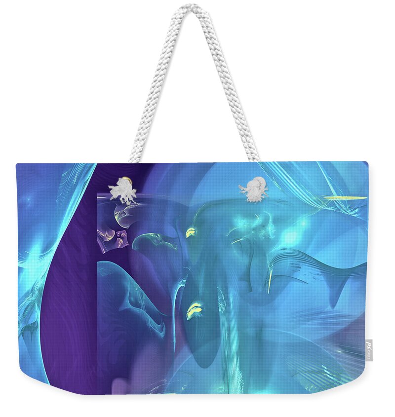 Art Weekender Tote Bag featuring the digital art Behind the Myth by Jeff Iverson