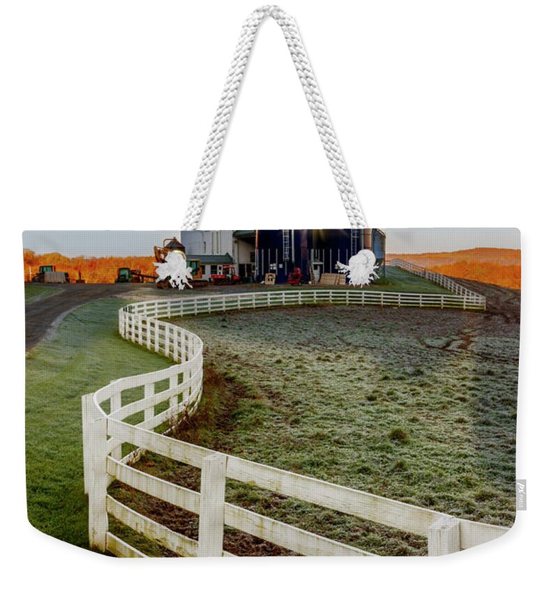 Bellvale Farms Weekender Tote Bag featuring the photograph Bellvale Farms NY II by Susan Candelario
