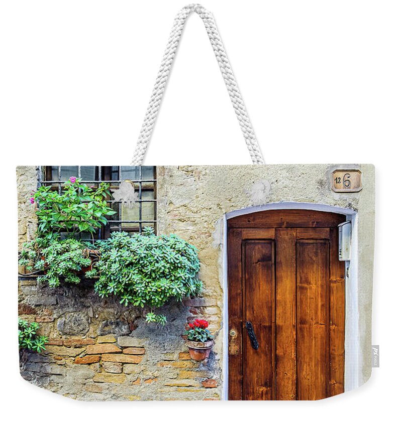 Italy Weekender Tote Bag featuring the photograph Benvenuto by Marla Brown