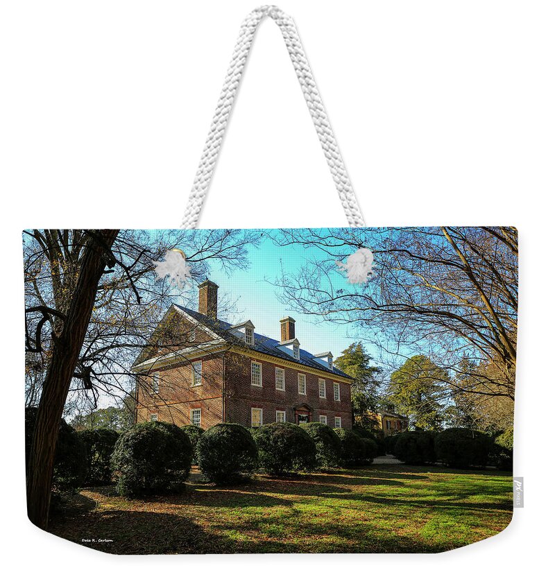 Berkeley Plantation Weekender Tote Bag featuring the photograph Berkeley Plantation by Dale R Carlson