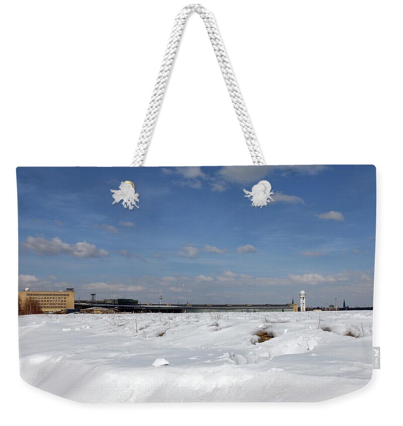 Architecture Weekender Tote Bag featuring the photograph Berlin, Tempeholf by Eleni Kouri