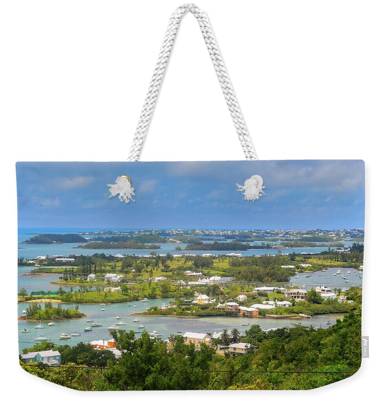 Bermuda Weekender Tote Bag featuring the photograph Bermuda with a View by Auden Johnson