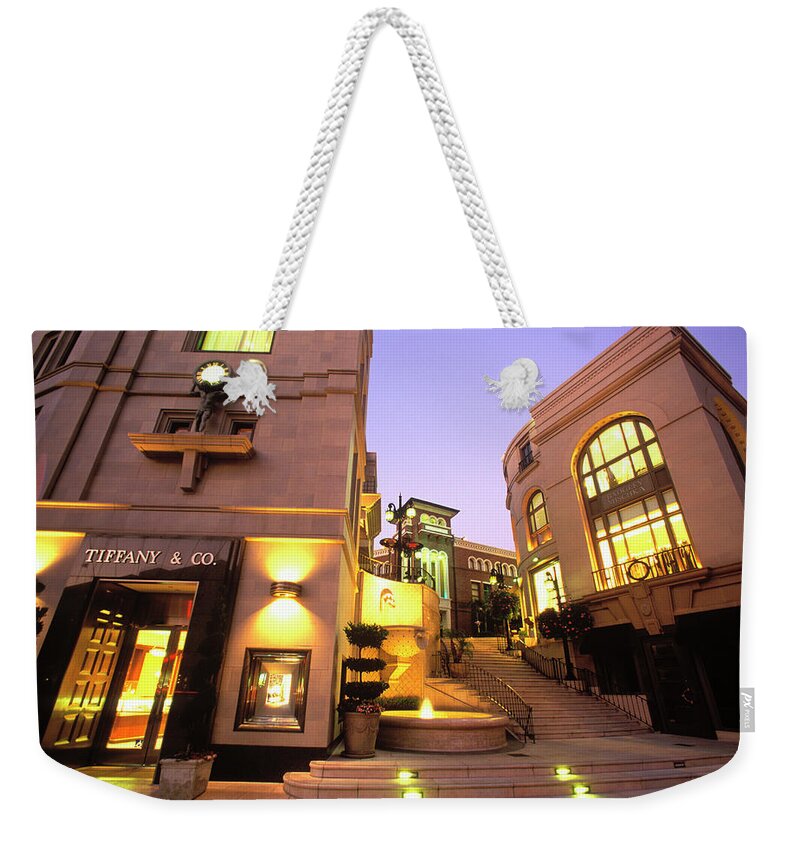 Beverly Hills, Via Rodeo, Rodeo Drive, California Weekender Tote Bag by  Peter Bennett - Pixels