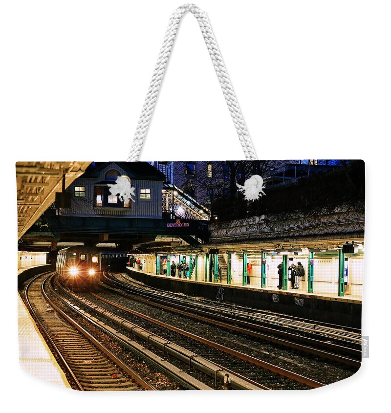 Twilight Weekender Tote Bag featuring the photograph Beverly Road Twilight by Steve Ember