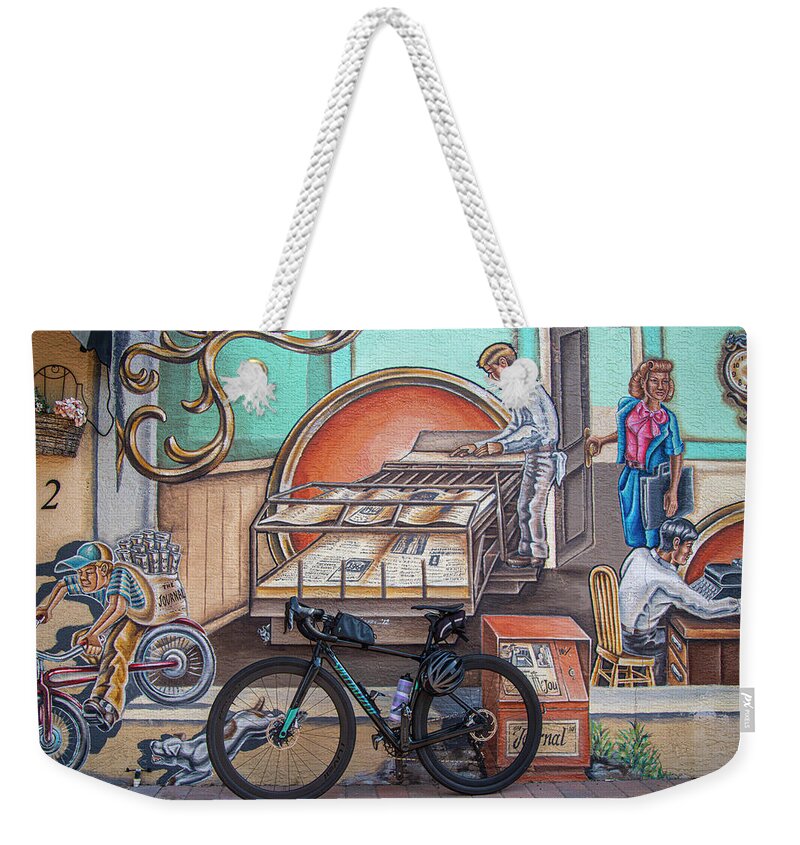 Bike Weekender Tote Bag featuring the photograph Bicycle Dreams by Dart Humeston