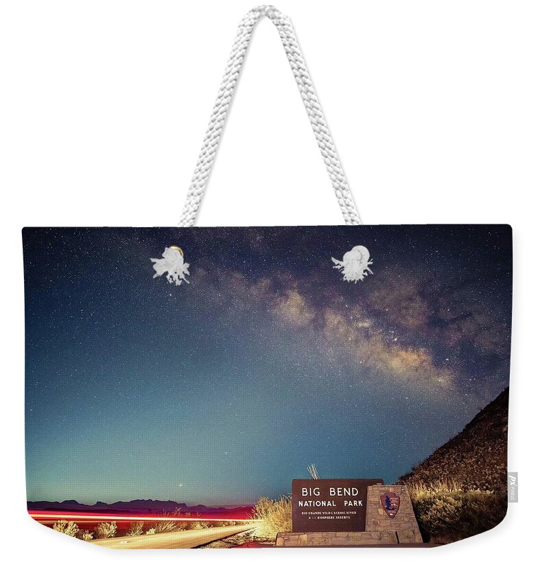 Milky Way Weekender Tote Bag featuring the photograph Big Bend by KC Hulsman