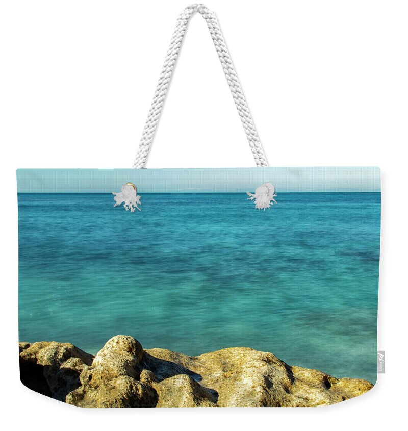 Blue Weekender Tote Bag featuring the photograph Big blue by Mike Santis