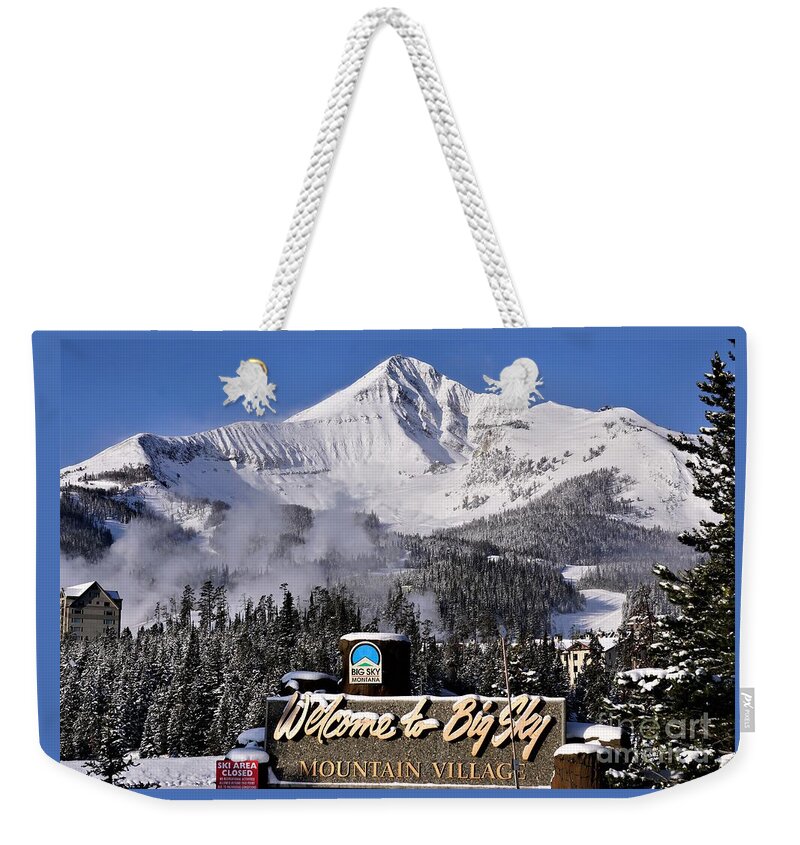 Big Sky Weekender Tote Bag featuring the photograph Big Sky by Merle Grenz