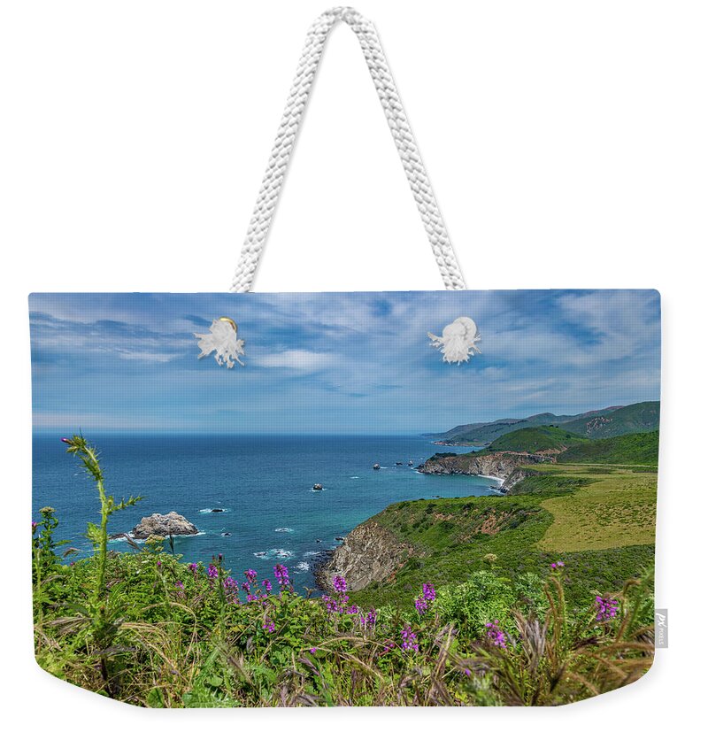 2019 Weekender Tote Bag featuring the photograph Big Sur in the Spring by Erin K Images