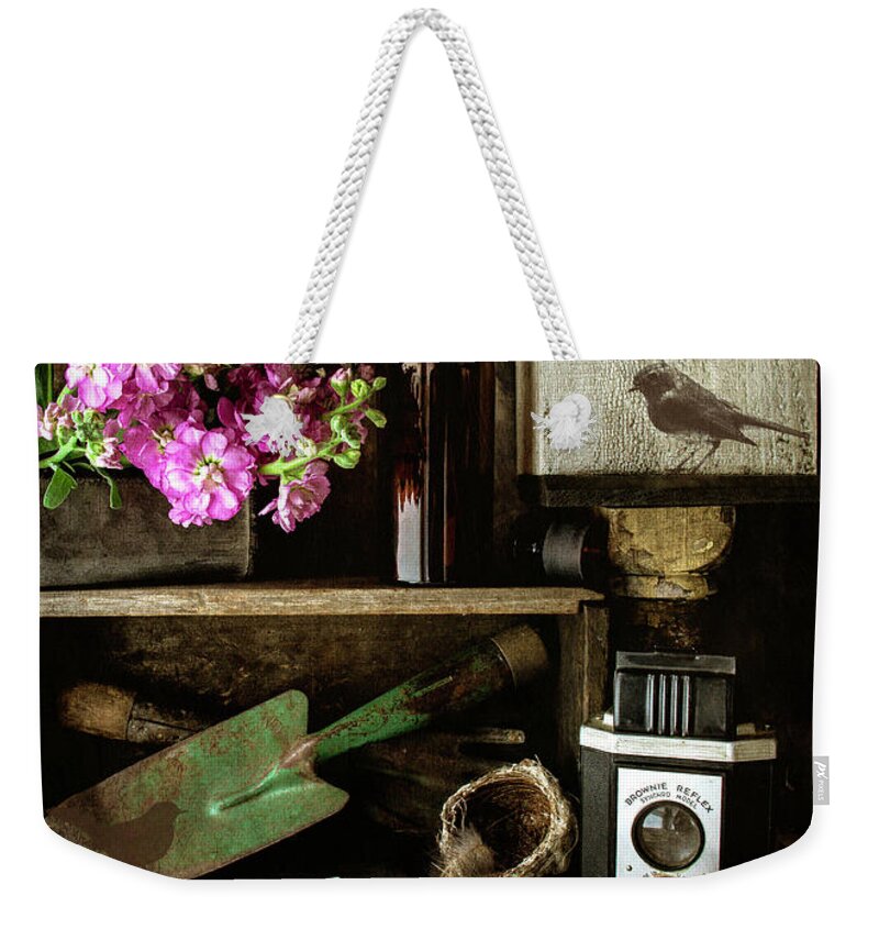 Bird House Weekender Tote Bag featuring the photograph Bird House by Cindi Ressler