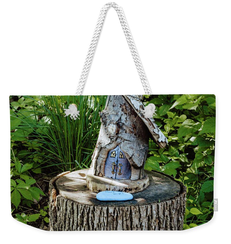 Fairy Weekender Tote Bag featuring the photograph Birdsong Fairy Trail 2 by William Norton