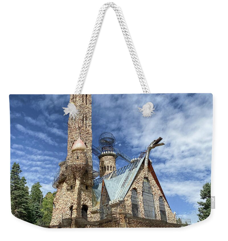 Attraction Weekender Tote Bag featuring the photograph Bishop Castle A Work In Progress by Debra Martz