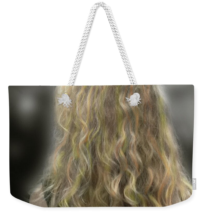 Blond Weekender Tote Bag featuring the photograph Blonde Ringlets by Wayne King